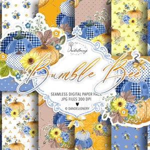 Fall Pumpkin III. digital paper pack, Thanksgiving Stickers, autumn, fall, pattern, leaves, give thanks, wooden logs, Pumpkin Planner