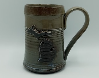 Michigan mug - brown - 16 oz