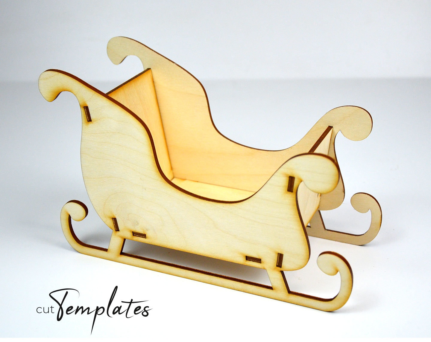 File for Laser Cut 3mm Christmas Santa Sleigh Vector Template Etsy File for Laser Cut 3mm Christmas Santa Sleigh Vector Template Etsy