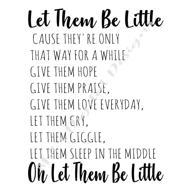 Let Them Be Little SVG File Nursery Decor Baby Boy Room - Etsy