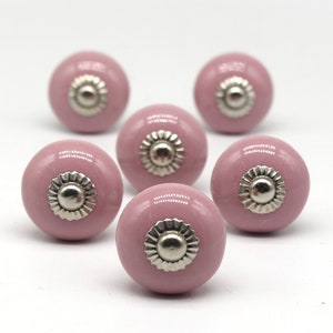 Brilliantly Hand Painted Ceramic knobs / Ceramic Drawer Pulls / Cabinet Knobs/ Kitchen Cabinet Door Handles / Cupboard Knobs