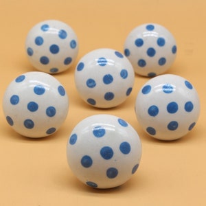 Brilliantly Hand Painted Ceramic knobs / Ceramic Drawer Pulls / Cabinet Knobs/ Kitchen Cabinet Door Handles / Cupboard Knobs