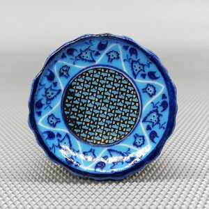 Floral designer Hand Painted Blue  Ceramic knobs / Ceramic Drawer Pulls/Cabinet Knobs/Kitchen Cabinet Door Handles / Cupboard Knobs