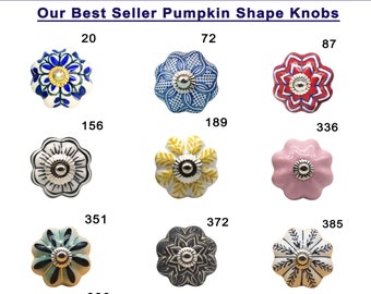 Knob King Best Seller Pumpkin Knobs In One Listing / Assortment for Best Pumpkin Shape knobs / Best Seller knobs
