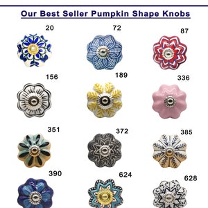 Knob King Best Seller Pumpkin Knobs In One Listing / Assortment for Best Pumpkin Shape knobs / Best Seller knobs