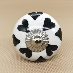 Brilliantly Hand Painted Ceramic knobs / Ceramic Drawer Pulls / Cabinet Knobs/ Kitchen Cabinet Door Handles / Cupboard Knobs