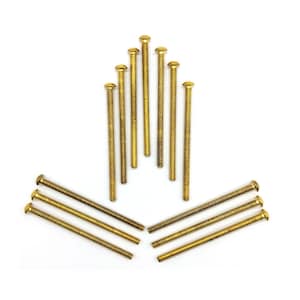 Additional 3 inch Longer Screws in Brass and Chrome Color for Your Door Knobs / Cabinet Knobs  / Hardware for your Knobs