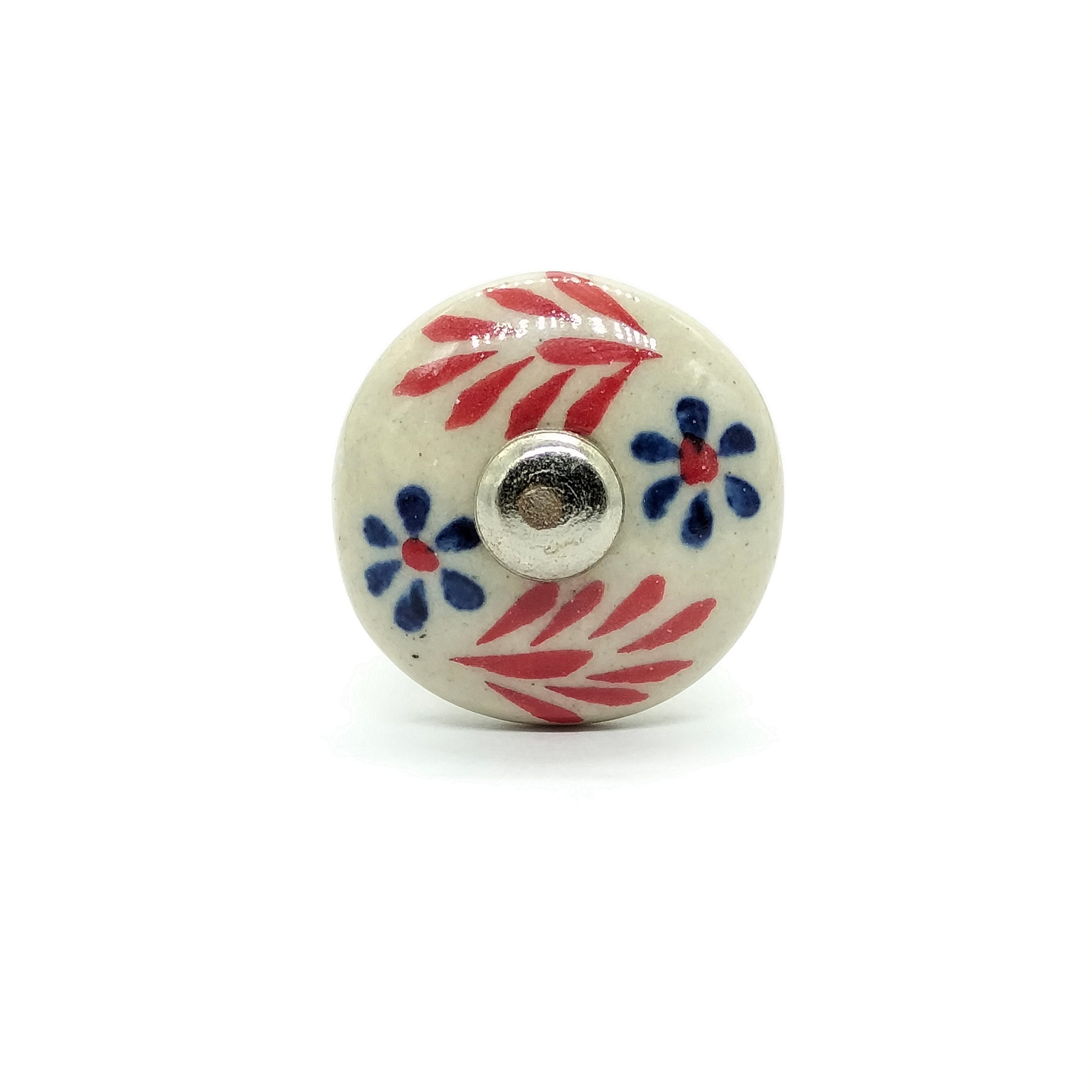 Keramik Schrankknäufe / Küchenknäufe / 2,5 cm Knauf / Schubladenknäufe / Handgemachte Möbelknäufe / Keramikgriffe