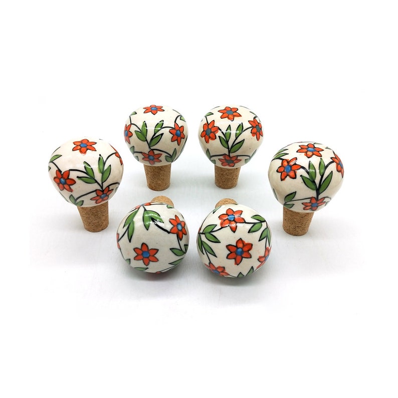 Ceramic Rounded Edge Ceramic Hand Painted Round Shape Combination of Round Multi - Etsy