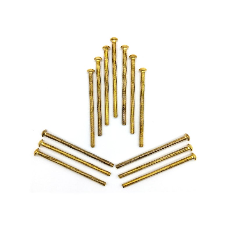 Additional 3 inch Longer Screws in Brass and Chrome Color for Your Door Knobs \/ Cabinet Knobs  \/ Hardware for your Knobs