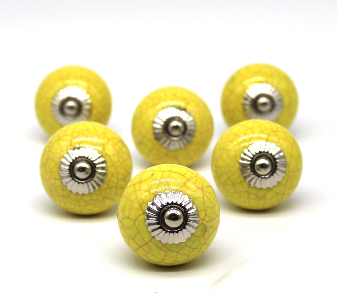Runde Keramik Handbemalte Knöpfe Schubladengriffe | Etsy
