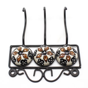 Handmade Designed Ceramic Wall Hooks, Artistic wall Hooks, Clothe Hanger, Napkin Hangers
