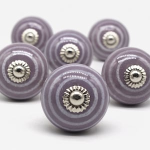 Brilliantly Hand Painted Ceramic knobs / Ceramic Drawer Pulls / Cabinet Knobs/ Kitchen Cabinet Door Handles / Cupboard Knobs