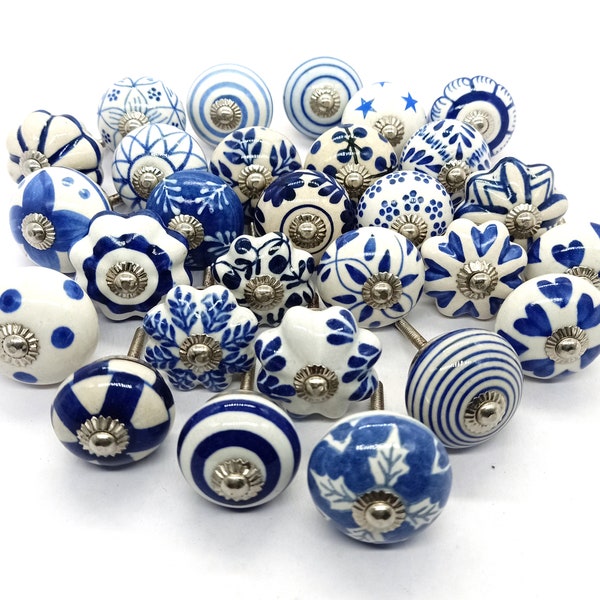 Blue Knobs - Etsy