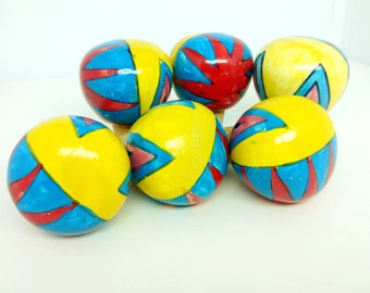 Keramik Handbemalte Runde Form Kombination aus bedrucktem Weinflaschenstopper, Flaschenstopper, Flaschenstopfen