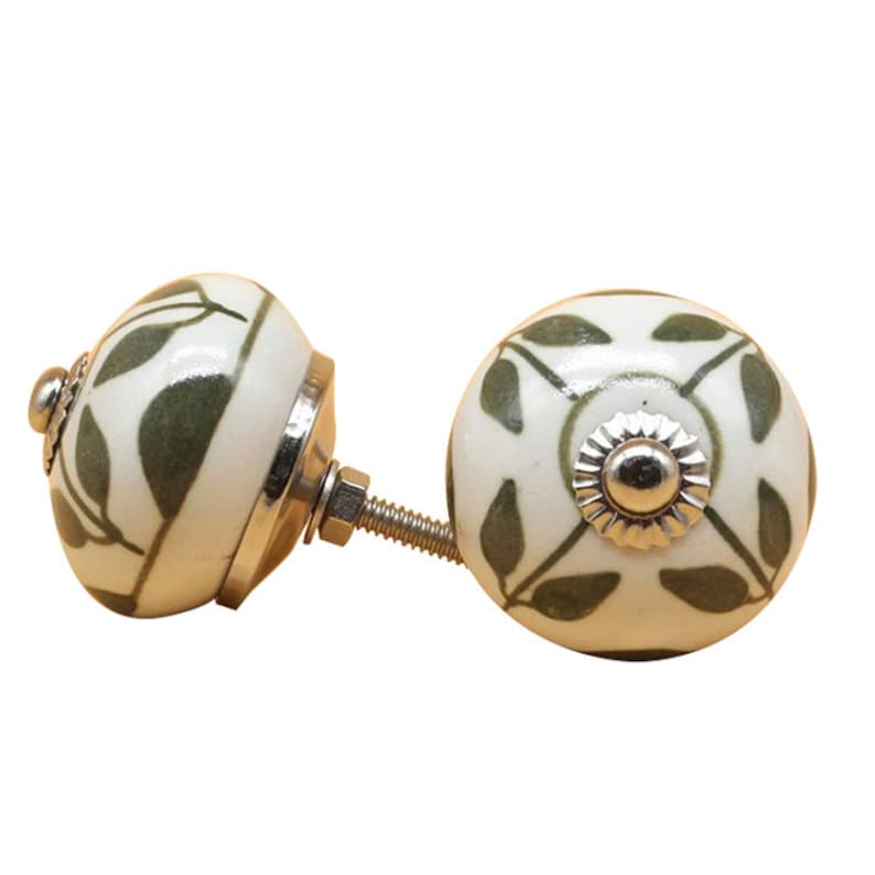 Specially Picked Hand Painted Ceramic Knobs / Drawer Pulls/ Etsy Canada