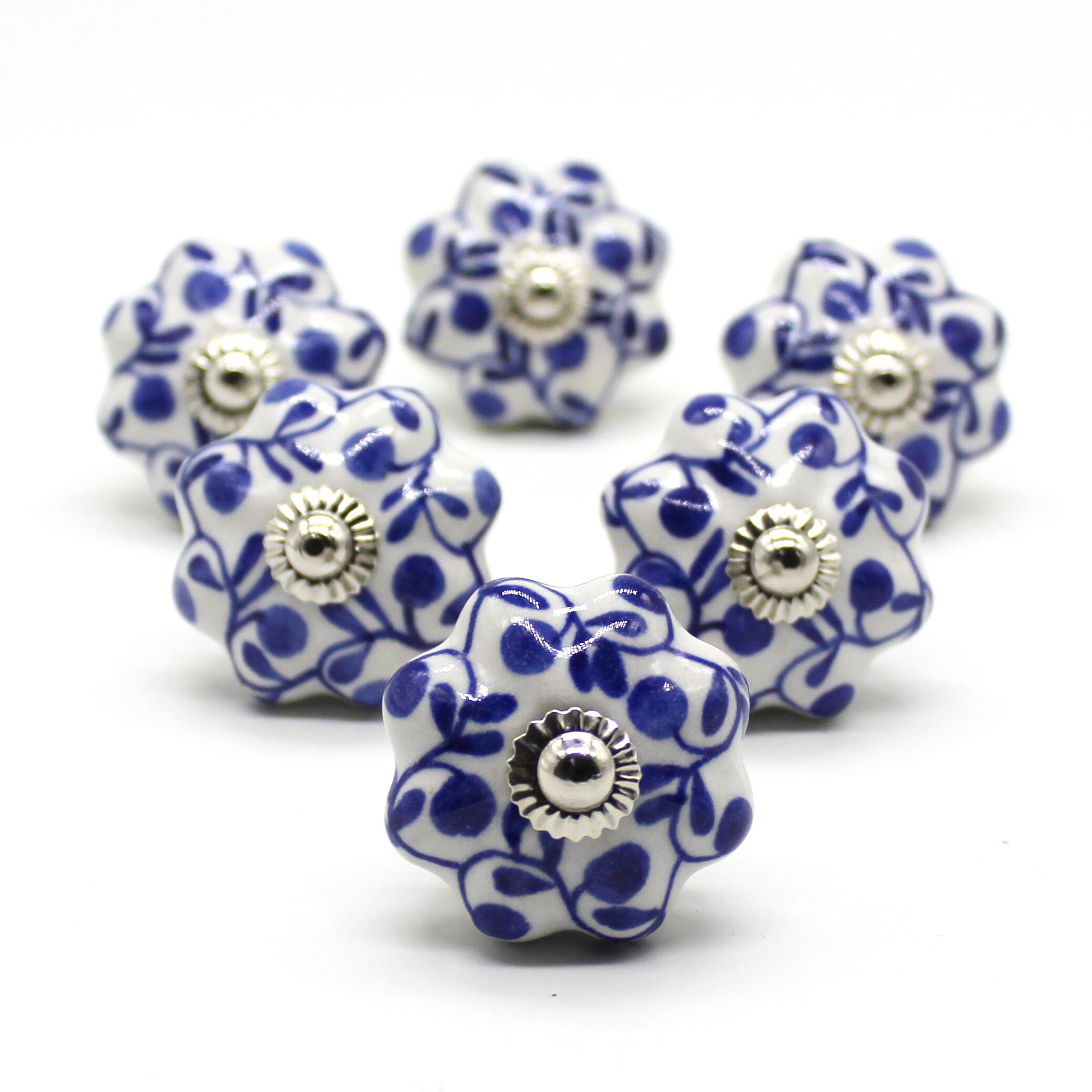 Blue ceramic pulls - Etsy 日本
