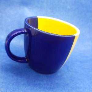 Ceramic Hand Painted Cup / Wheel Thrown Pottery / Kitchen Mug / Hand Painted  Mug / Coffee Mug / Tea Mug / Cup for Tea/  Drinkware