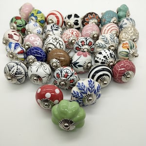 Knobs and Pulls, Assorted Door Knobs for Kitchen furniture, Ceramic knobs,Drawer pulls,knobs, Furniture knobs, Dresser Knobs Pulls