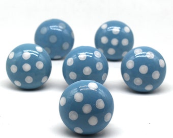 Brilliantly Hand Painted Ceramic knobs / Ceramic Drawer Pulls / Cabinet Knobs/ Kitchen Cabinet Door Handles / Cupboard Knobs