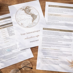 Informe de Astrocartografía & Mapa Personal Astrológico