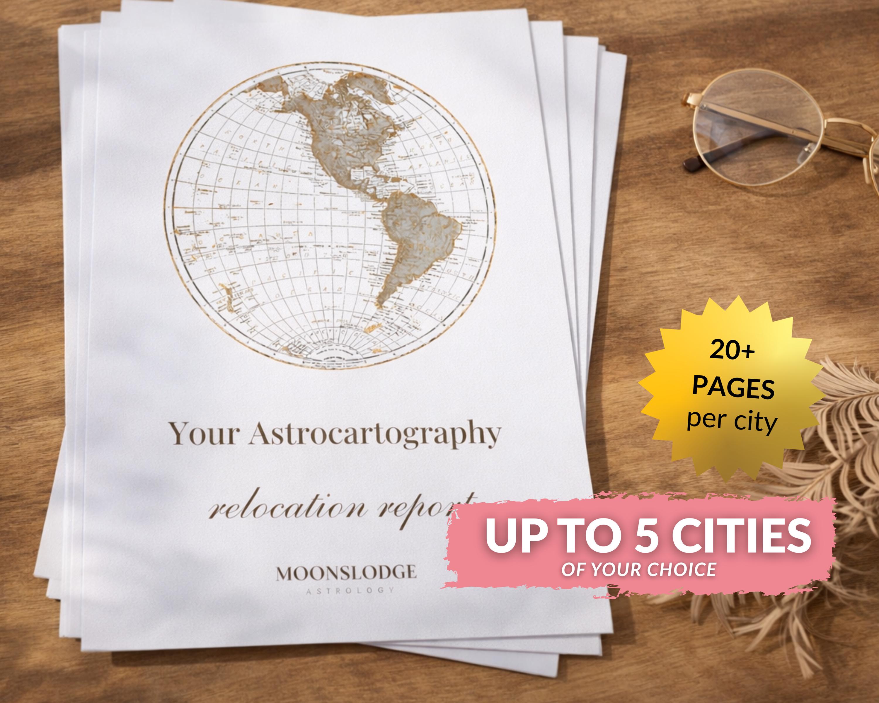Astrocartography Relocation Report (20+ Pages) | Personalized Astrology ...