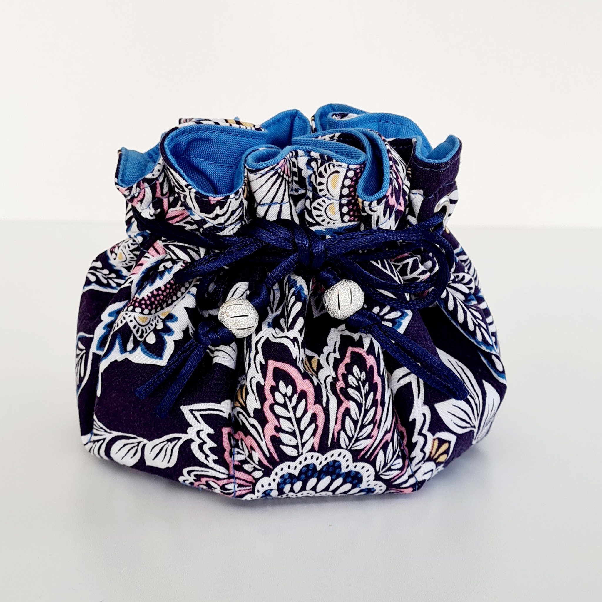 Vintage Style Drawstring Jewellery Bag With 8 Pockets Etsy