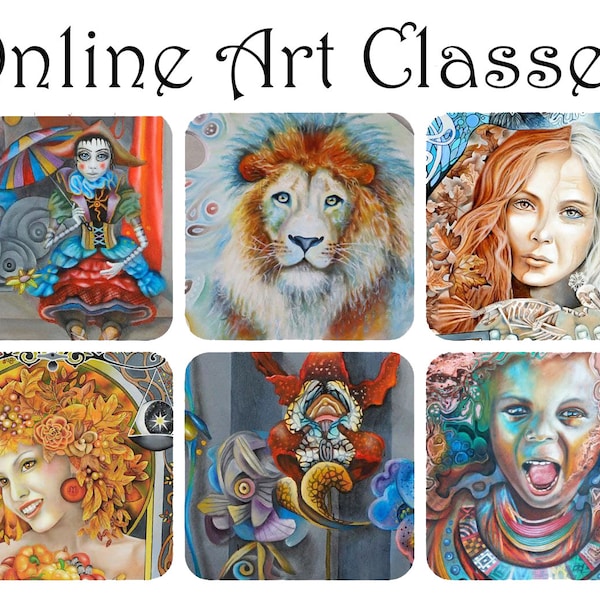 Zoom Art Classes Etsy