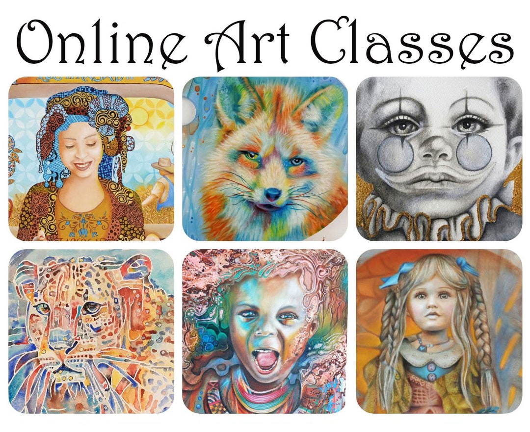 Single, Casual, Online Art Class, Online Art Virtual Art Class, Visionary Art, Zoom