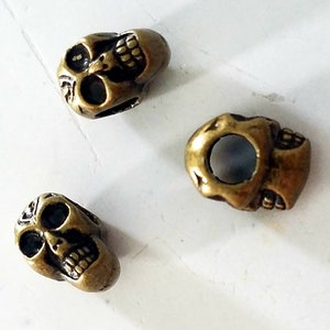 Skull Dreadlock bead set,skull dreadlock beads,hair,dreadlocks accessories