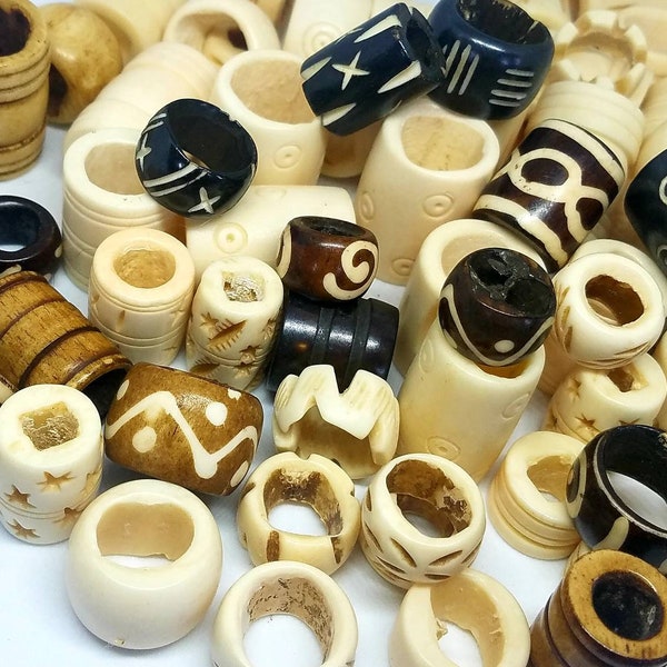 Bone Dreadlock bead set