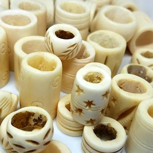 Dread bead set, dreadlock beads, bone bead, hair beads, dreadlocks accessories