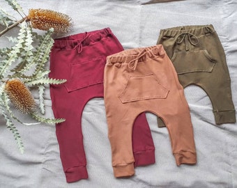 maroon baby leggings