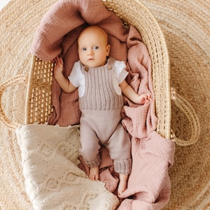 Knitted baby romper, knit newborn romper , toddler jumpsuit, knitted baby clothes