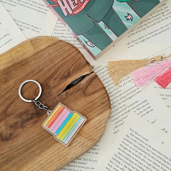 Alice Oseman Books || Keychain || Heartstopper || BookdragonMarit || Books || Stack of Books || Bookish