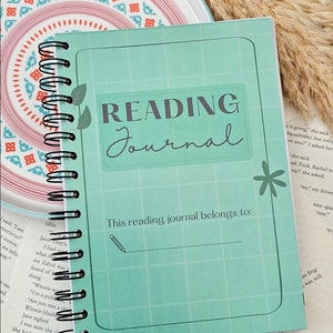 Reading Journal || Reading tracker || Book Journal || A5 || Physical || BookdragonMarit