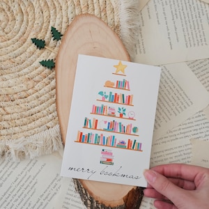 Frohe Buchmas-Karte || A6 || Mit Umschlag || BookdragonMarit