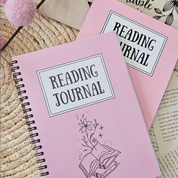 Reading Journal simplistic || Pink || Book Review || 100 book reviews || BookdragonMarit