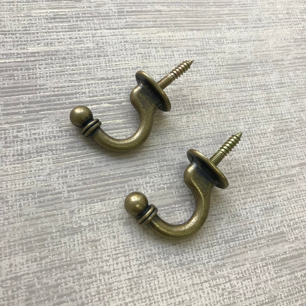 Curtain Tie Back Hooks Etsy