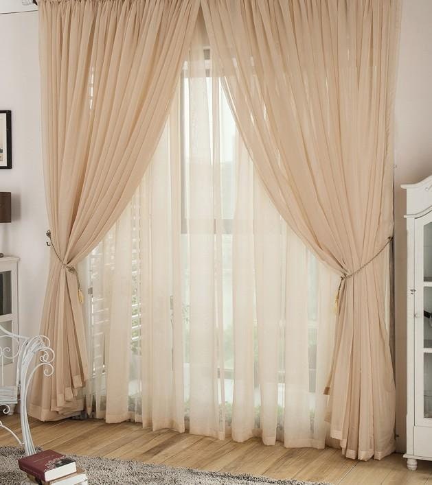 Chiffon Window Curtain Set 333 Etsy