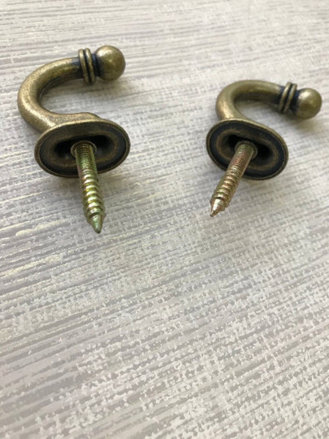 Curtain Hooks Wall Decorative Hooks Hook Antique Gold Etsy