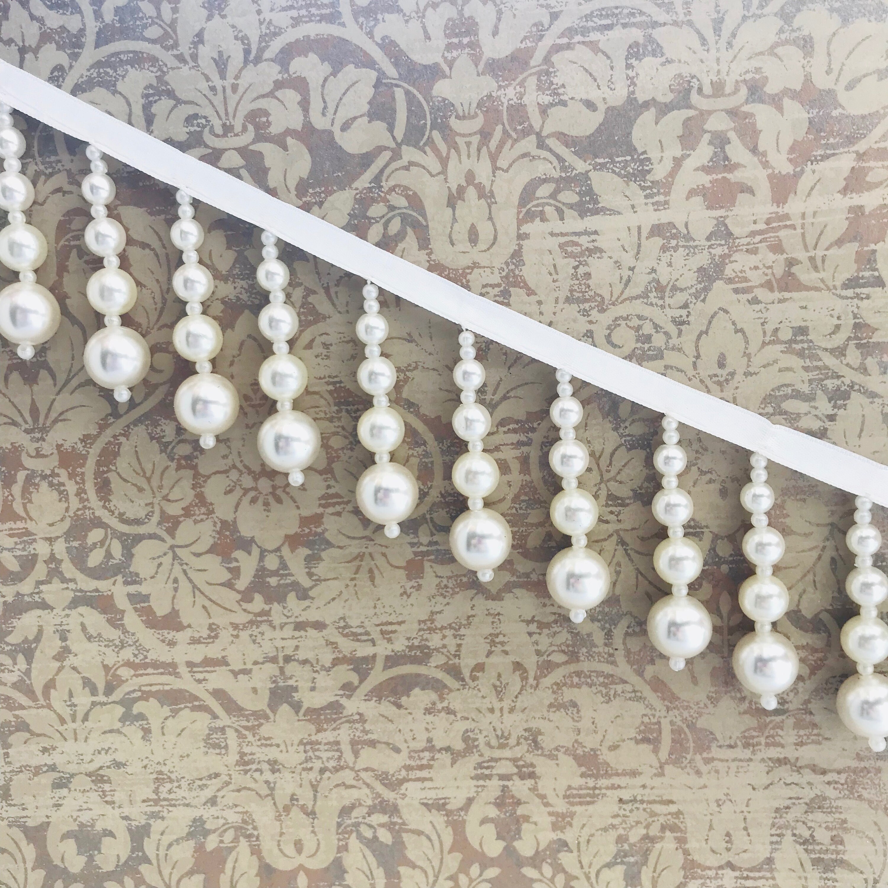 Glass Bead Decorative Trim 127 Etsy