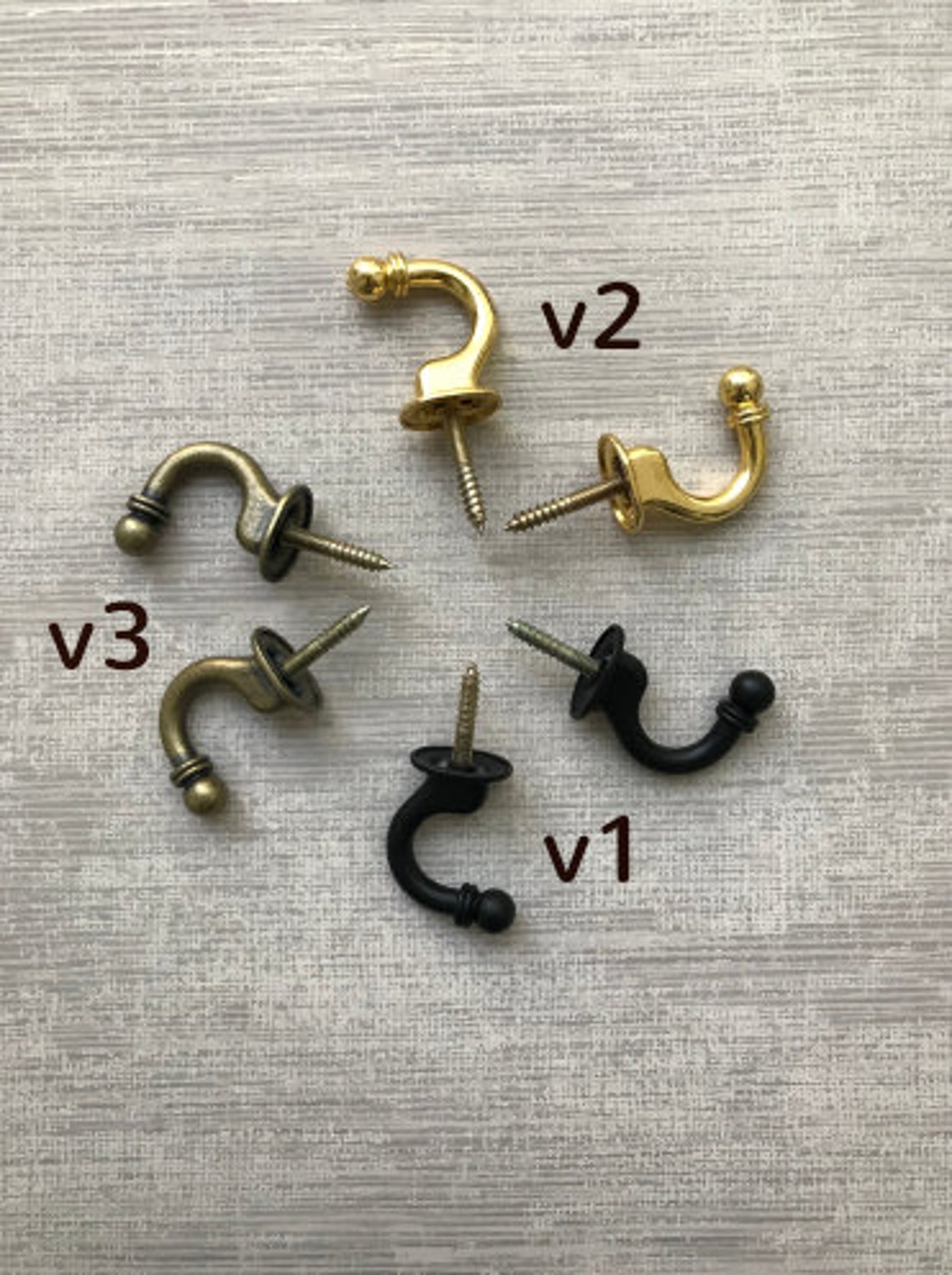 Curtain Hooks Wall Hook Curtain Decorative Hooks Curtain Tie Etsy