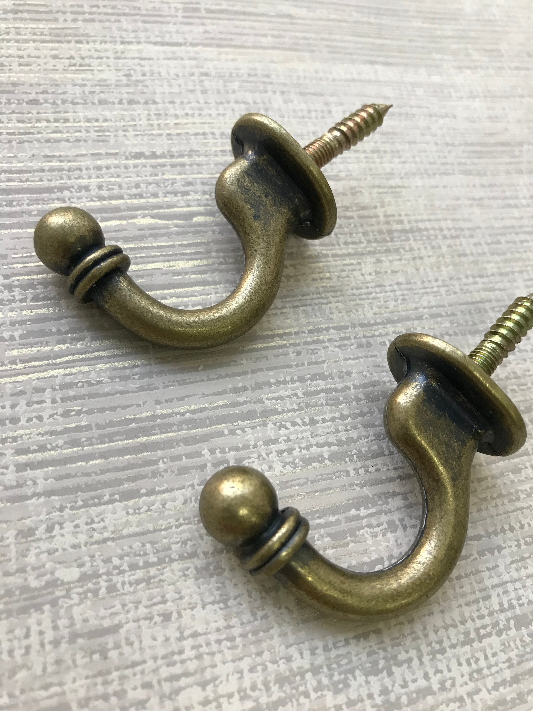 Curtain Hooks Wall Hook Curtain Decorative Hooks Curtain Tie Etsy