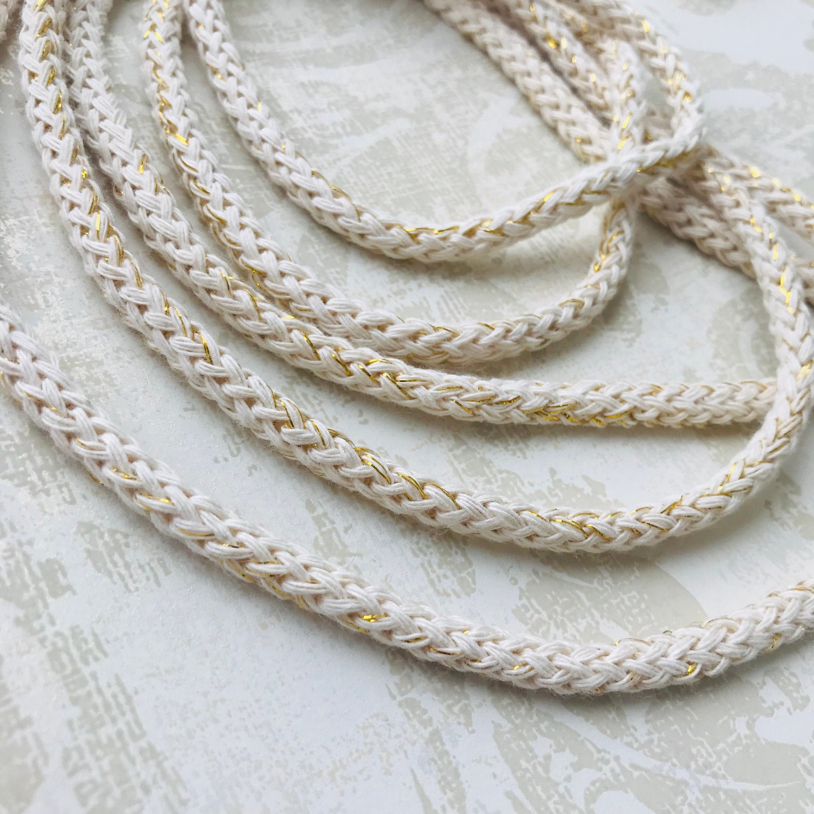 Cuerda de algodón natural cuerda tejida decoración del Etsy España Cuerda de algodón natural cuerda tejida decoración del Etsy España