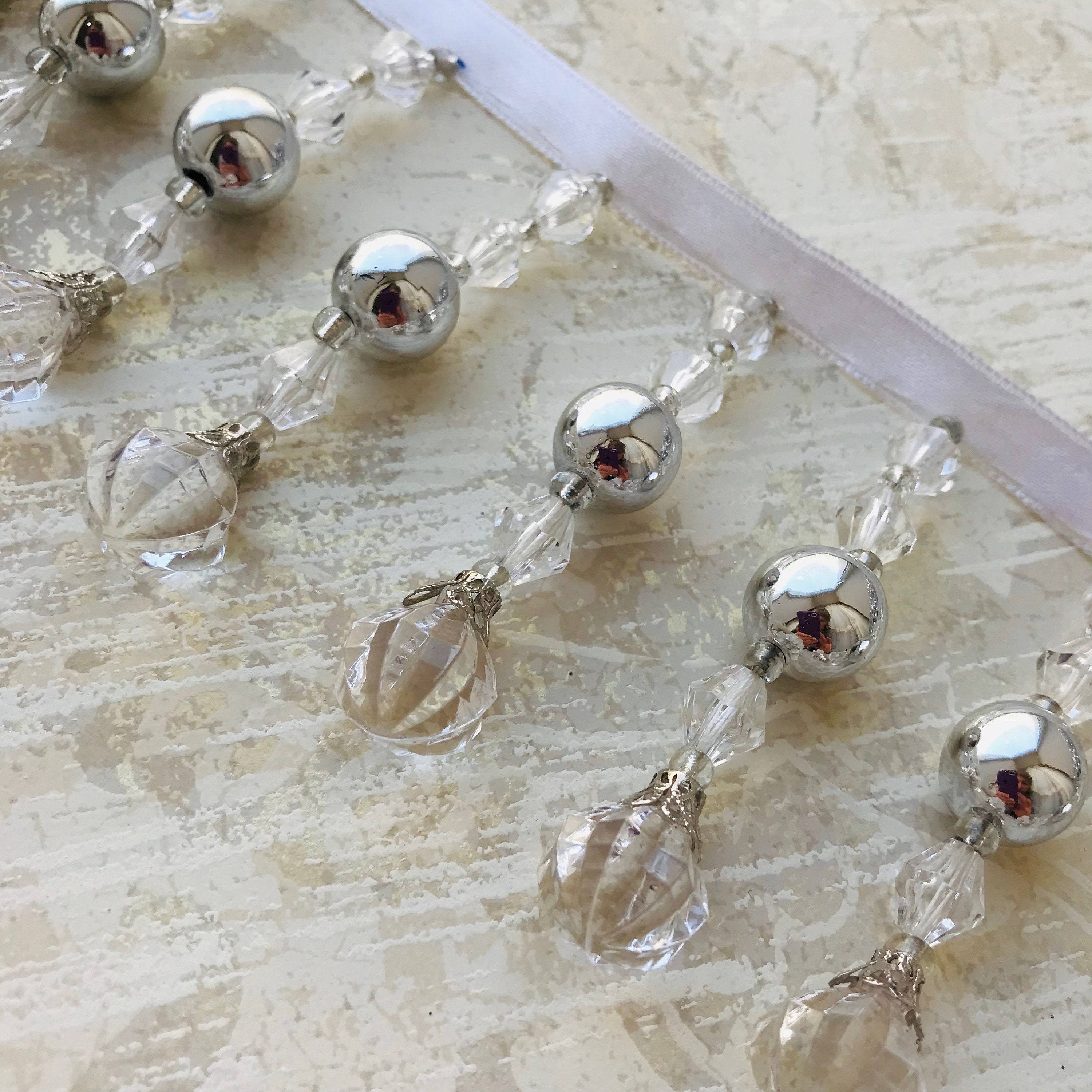 Glass Bead Decorative Trim 124 Etsy