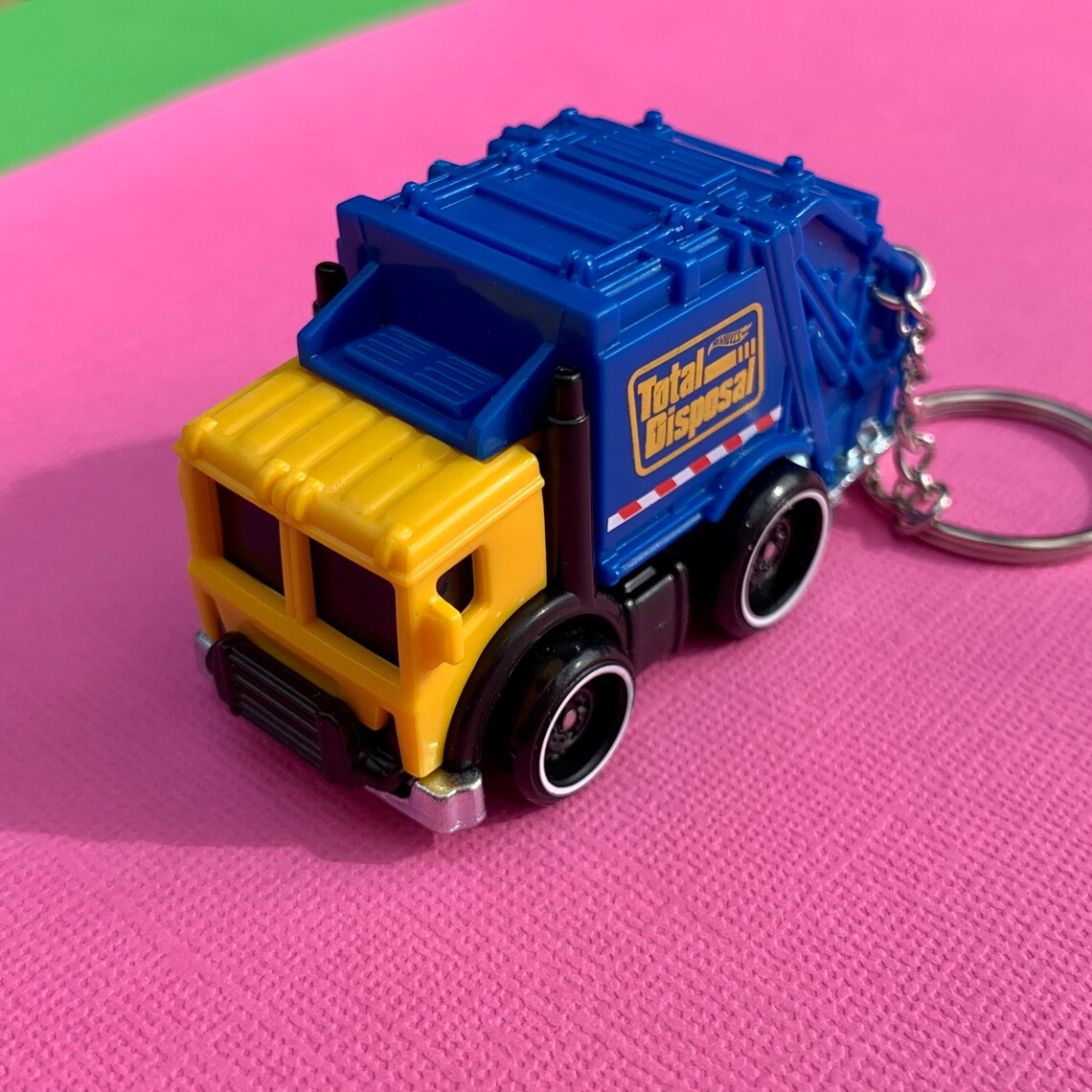 Garbage Truck Hot Wheels Keychain Keyring Etsy