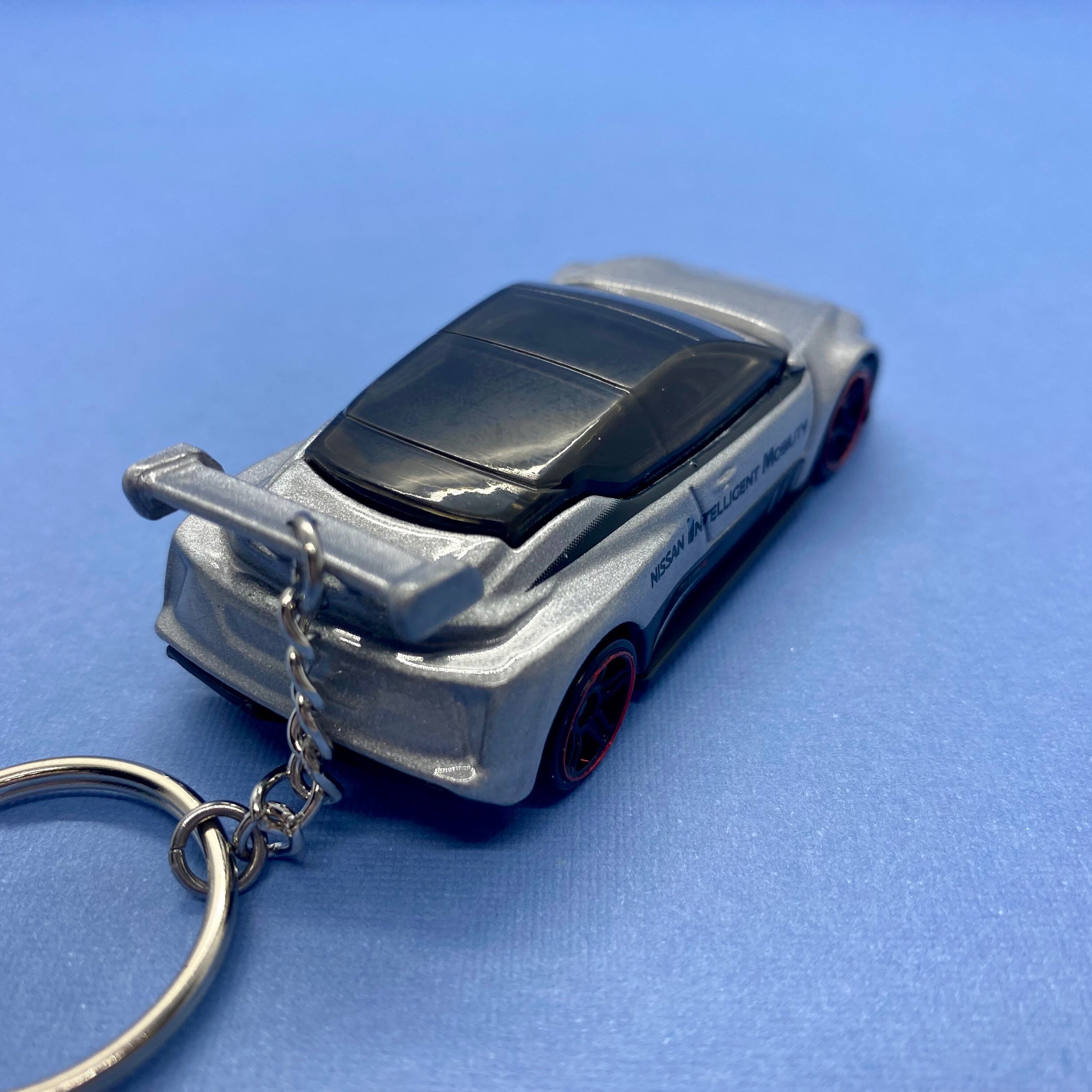 Nissan Leaf Nismo Car Keychain Keyring Silver Racecar Etsy