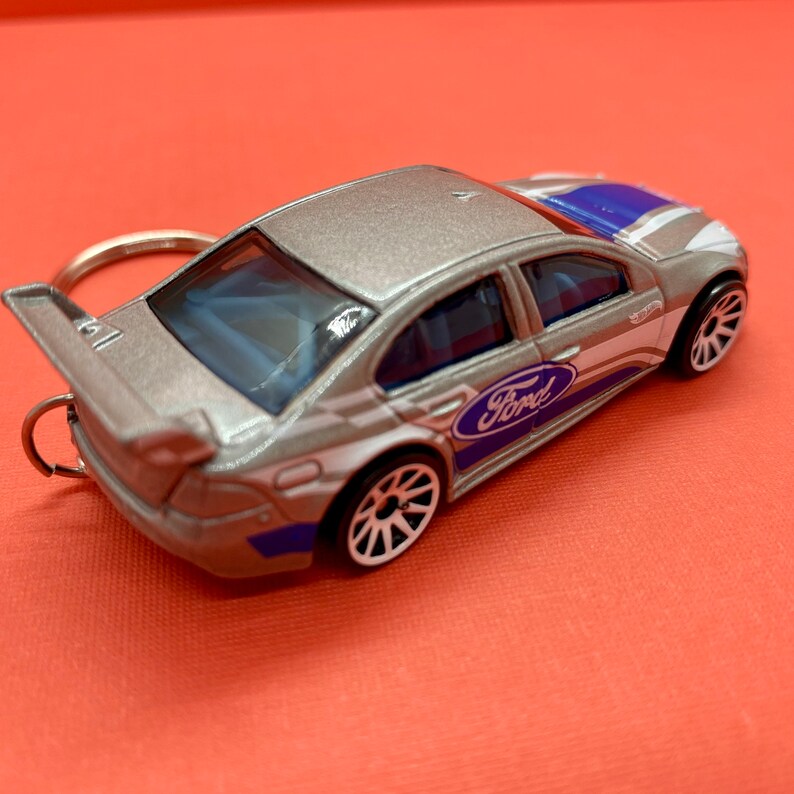 Ford Falcon Race Car Hot Wheels Keychain Keyring Silver Etsy