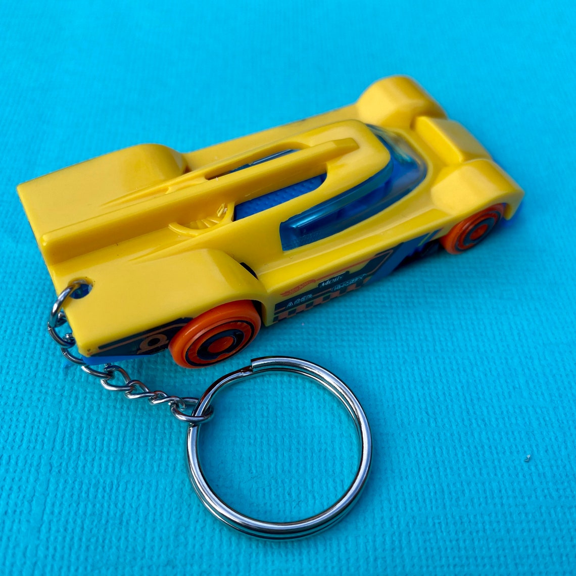 Gruppo X24 Yellow Hot Wheels Car Keychain Keyring Racer Etsy
